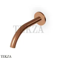 Zucchetti Isy22 Излив для ванны 17,5 см настенный монтаж Z92252.P91, brushed copper PVD
