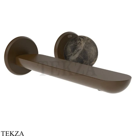Gessi Perle Смеситель для раковины, внешняя часть 74188-845, бронза Dark Brush