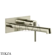 Gessi INGRANAGGIO Смеситель для раковины длинный, внешняя часть 63589-720, Nickel PVD