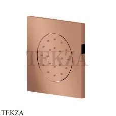 Newform Боковая форсунка квадратная, встраиваемая 563.58.061, PVD Copper bronze