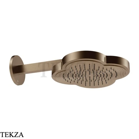Gessi Ludovica Верхняя душевая лейка с кронштейном из стены 76149-761, бронза Coffee
