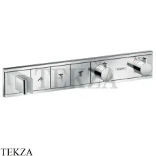Hansgrohe RainSelect Термостатический модуль, 3 потока,внешняя часть 15356000, хром глянец Hansgrohe RainSelect Термостатический модуль, 3 потока,внешняя часть 15356000, хром глянец