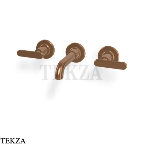 FIMA Carlo Frattini Park Line Смеситель для раковины 3 отв, внешняя часть F1331/5NZS, Brushed Amber Bronze
