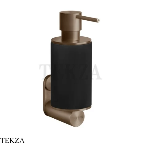 Gessi 316 ACCESSORIES Дозатор для жидкого мыла или лосьона, композит черный 54714-761, Coffee Bronze Brushed PVD