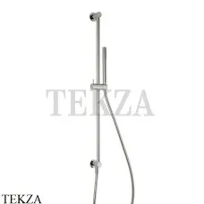 FIMA Carlo Frattini Wellness Душевая штанга, ручной душ латунь, вывод F2009SN, Brushed nickel