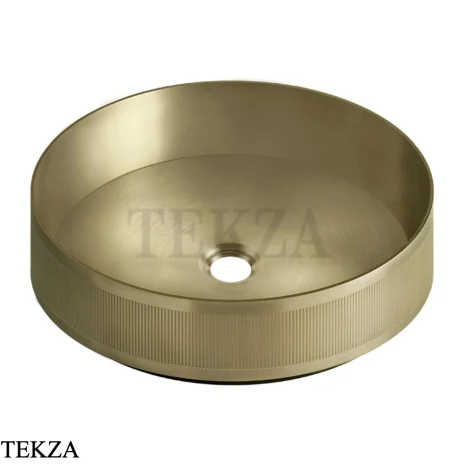 Gessi VENTI20 Умывальник на столешницу 65601-727 Brushed Brass PVD