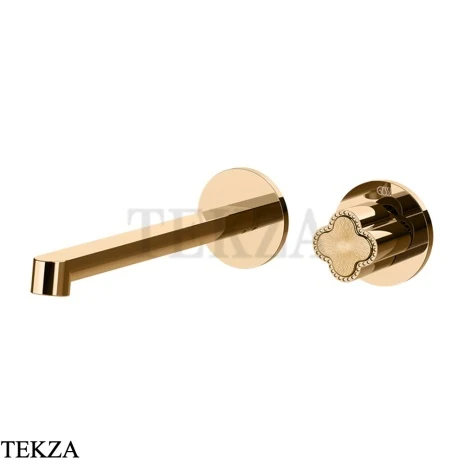 Gessi Ludovica Смеситель для раковины crystals, внешняя часть 76388-735, бронза глянец