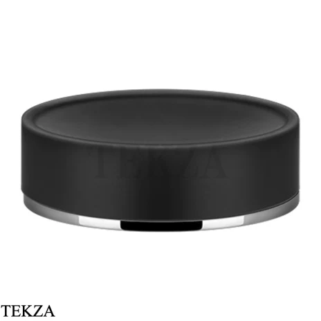 Gessi INCISO accessories Мыльница настольная, черный 58526-031, хром глянец