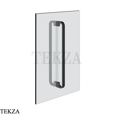 Gessi Perle Полотенцедержатель для крепления на стекло, 30 см 74631-299, черный матовый