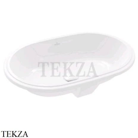 Villeroy & Boch Architectura Раковина врезная снизу, с переливом 5A766001, белый глянец