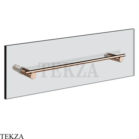 Gessi Incastri Полотенцедержатель для крепления на стекло, 30 см 75511-030, медь глянец