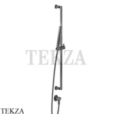Gessi INCISO SHOWER Душевой гарнитур-штанга с выводом воды 58142-706, Black Metal
