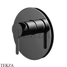 FIMA Carlo Frattini SNAP Смеситель для душа, внешняя часть F3119X1CS, Brushed black chrome