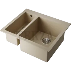 Omoikiri Bosen 59-2 Кухонная мойка Tetogranit две чаши 4993245 шампань