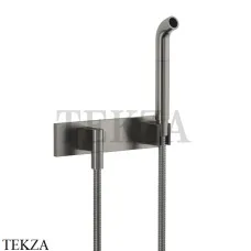 Dornbracht Лейка ламинарная для обливания с накладной панелью 27838979-99, Dark Platinum matt