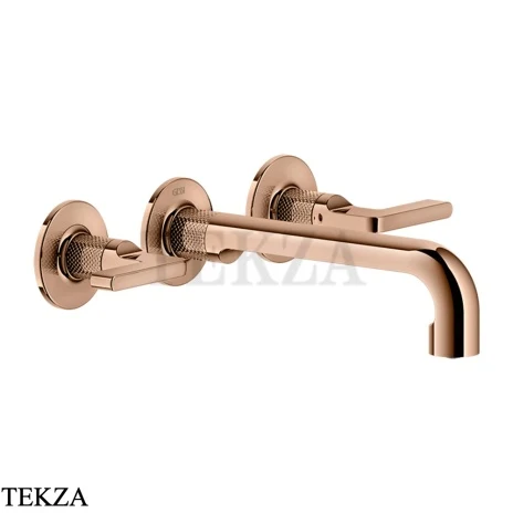Gessi INCISO Смеситель для раковины излив средний, внешняя часть 58090-030, Copper глянец