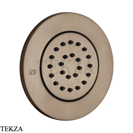 Gessi INCISO SHOWER Боковая форсунка поворотная, внешняя часть 32982-761, Coffee Bronze Br. PVD
