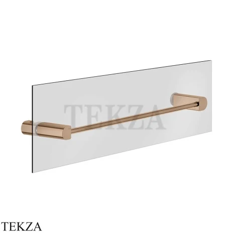 Gessi RILIEVO Полотенцедержатель для крепления на стекло, 60 см 59566-030, Copper PVD