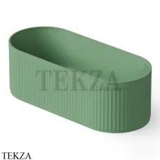 Dea Design Stripes Ванна отдельностоящая овальная 171x72 Solid Surface DD8801 1710 12, Mint №12