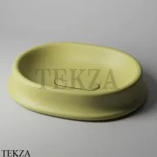 Sitega SAYMA 570 Раковина накладная овальная, с донным клапаном SAYMA 570 - Tick