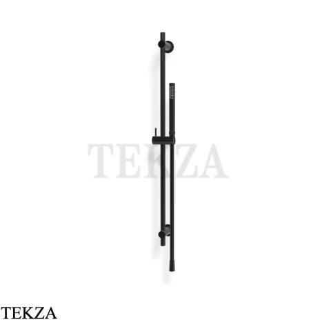 FIMA Carlo Frattini Park Line Душевая штанга, ручной душ F1398CS, brushed black chrome