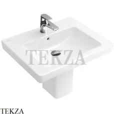 Villeroy & Boch SUBWAY 2.0 Раковина 65х47 подвесная или на пьедестал 71136501, белый глянец