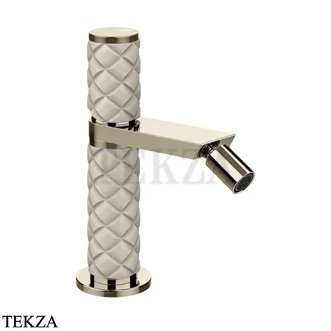 Gessi Pelle Tresse Смеситель для биде, без гарнитура, 78268-433, Crème/ Nickel PVD
