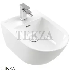 Villeroy & Boch SUBWAY 3.0 Биде подвесное, 1 отверстие под смеситель 44700001, белый глянец