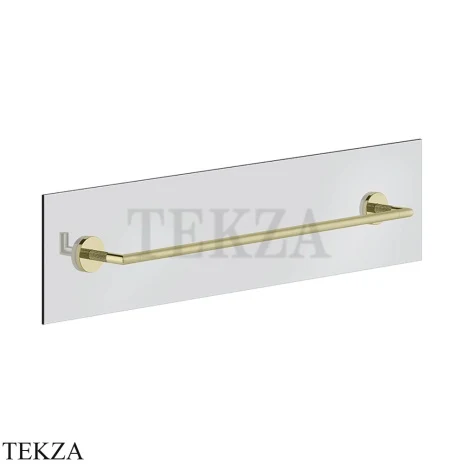 Gessi INGRANAGGIO Полотенцедержатель для крепления на стекло, 60 см 63928-710, Brass PVD