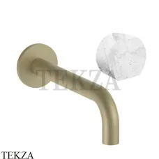 Fantini AF/21 Смеситель для раковины, прогрессивный, внешняя часть 27P6A713BCX, Matt British Gold PVD