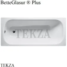 BETTE BETTECLASSIC Ванна прямоугольная, сталь, антишум 1271-000 PLUS, BetteGlasur ® Plus, белый глянец