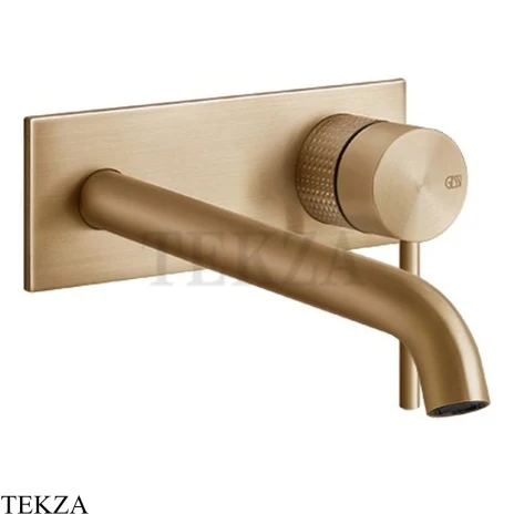 Gessi 316 CESELLO Смеситель для раковины длинный, внешняя часть 54490-726, Warm Steel Brushed PVD