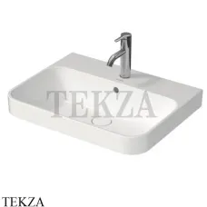 Duravit Happy D.2 Plus Раковина на мебель шлифованная, с переливом 2360600000, белый глянец