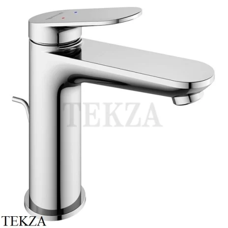 Duravit Wave Смеситель для раковины M, с донным клапаном WA1020001010, хром глянец