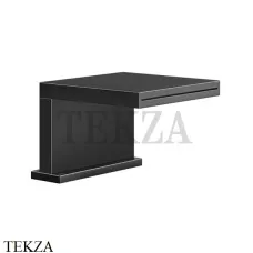 Gessi CASCATA Каскадный излив на борт ванны или подиум 20191-706, Black Metal