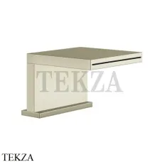 Gessi CASCATA Каскадный излив на борт ванны или подиум 20191-720, Nickel PVD