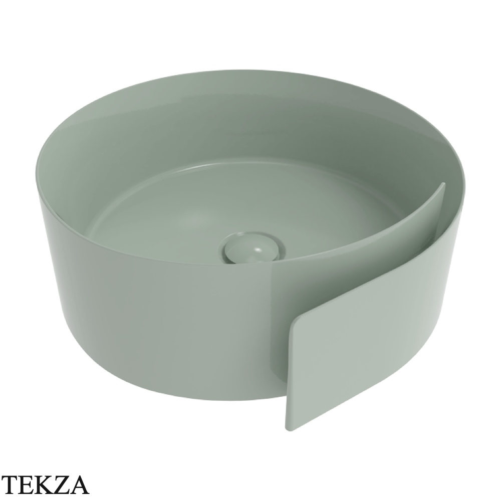 Flaminia Roll раковина накладная RL44LVG, зелёный Verde Giada глянец