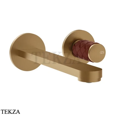 Gessi Pelle Tresse Смеситель для раковины, внешняя часть 78288-431, Red Cherry/ Bronze Br. PVD