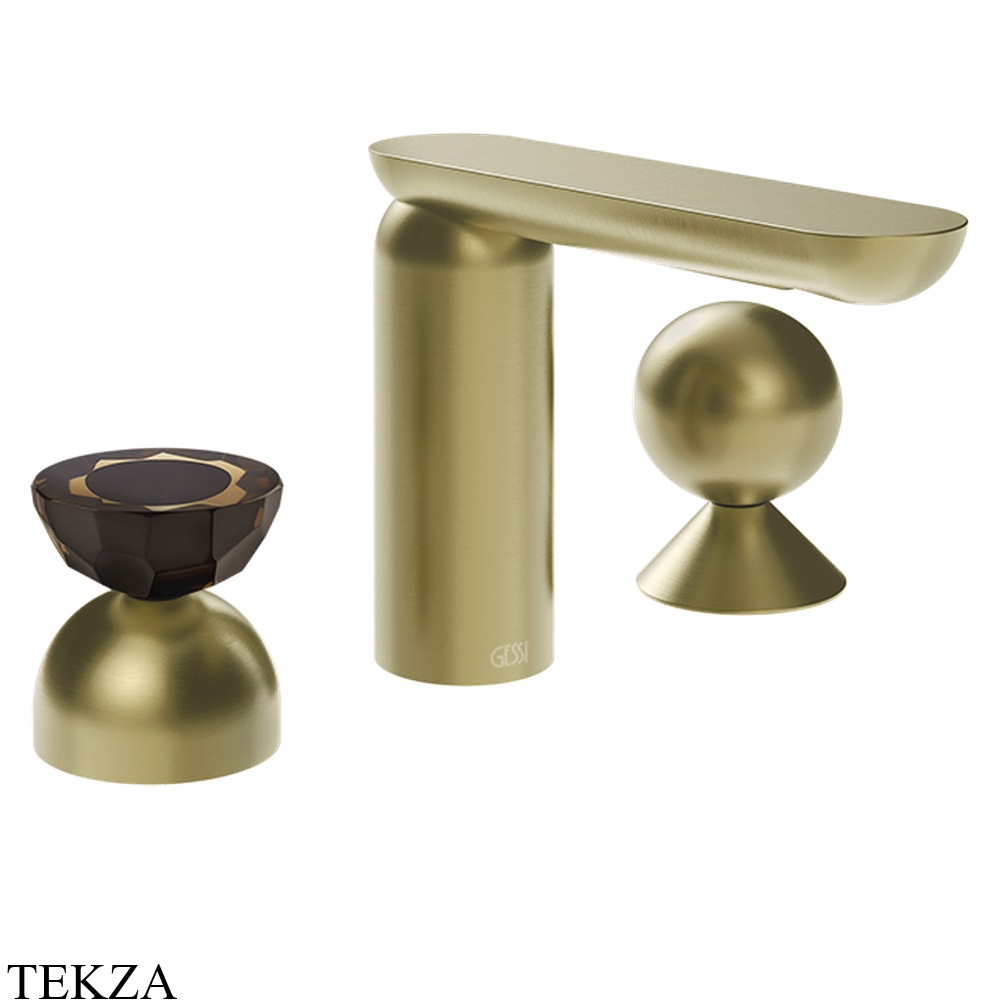 Gessi Perle Смеситель для раковины на 3 отв., без гарнитура 74808-727, шампань Brushed