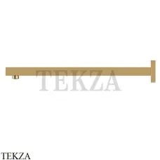 Newform Кронштейн для душа квадратный настенный L=420 26585.61.020, PVD Glossy Gold