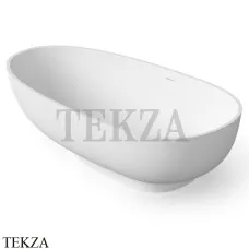 Dea Design Modern Ванна отдельностоящая овоидной формы 180x94 Solid Surface DD8616 1800 18, White №18