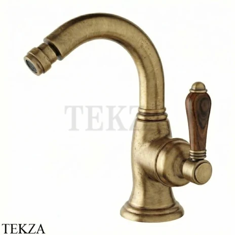 Nicolazzi Cinquanta Смеситель для биде с донным клапаном Forest, 3455OG77C, Raw Brass