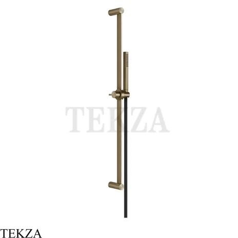 Gessi 316 SHOWER Душевой гарнитур, лейка стержень 54044-791, Deep Bronze Brushed PVD