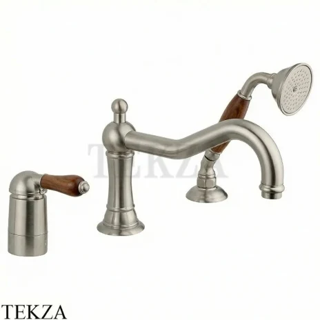 Nicolazzi Cinquanta Смеситель на борт ванны Forest, 3449NS77, Satin nickel