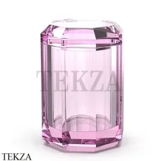Decor Walther Kristall BMD Баночка универсальная с крышкой 0931461, розовый