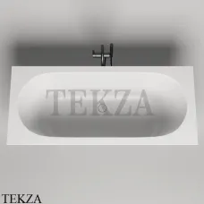 SALINI ORNELLA AXIS Ванна встраиваемая (круглая чаша) из литого камня S-Stone 103421M, белый матовый