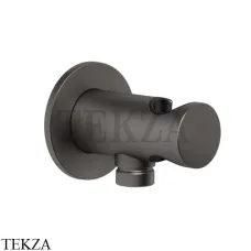 Gessi Ingranaggio-Anello Вывод воды с держателем 63461-707, Black Metal Brushed