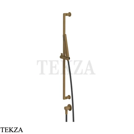 Gessi INCISO SHOWER Душевой гарнитур-штанга с выводом воды 58142-713, Antique Brass
