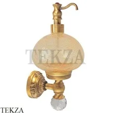 Migliore Cristalia SWAROVSKI Дозатор для жидкого мыла или лосьона 16830, золото глянец
