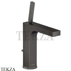 Axor Citterio Смеситель для раковины 160, с донным клапаном 39031340, Brushed Black Chrome